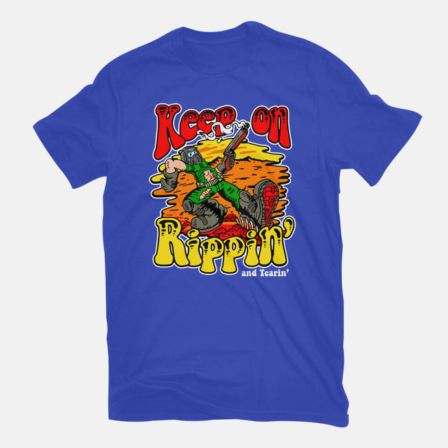 Keep On Rippin-womens basic tee-demonigote
