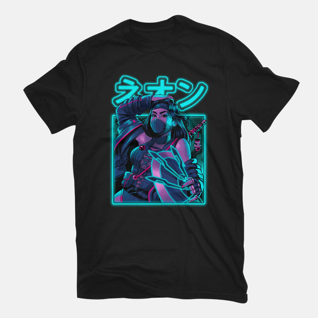 Mortal Neon-mens basic tee-Bruno Mota