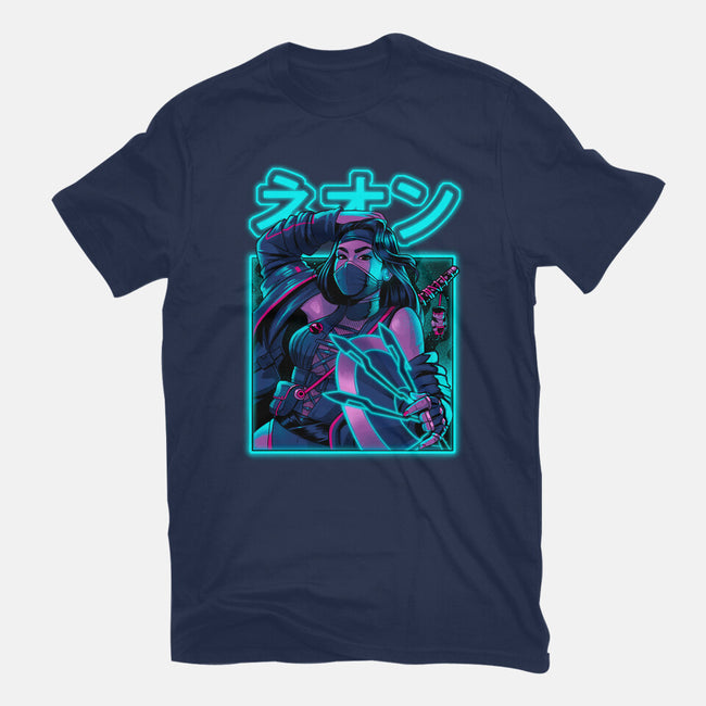Mortal Neon-mens basic tee-Bruno Mota