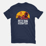 Red Din Redemption-womens basic tee-rocketman_art
