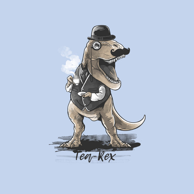 English Tea Rex-none stretched canvas-NemiMakeit