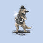 English Tea Rex-none stretched canvas-NemiMakeit