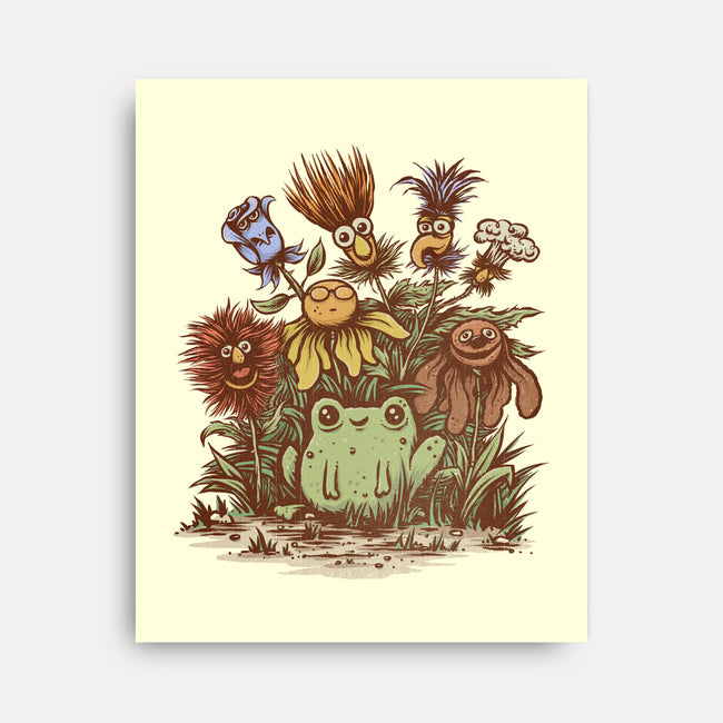 April Showers Bring Strange Flowers-none stretched canvas-kg07