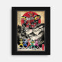 Rangers In Japan Woodblock-none stretched canvas-DrMonekers