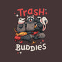 Trash Buddies-none stretched canvas-Geekydog
