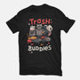 Trash Buddies-womens fitted tee-Geekydog