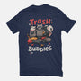 Trash Buddies-womens fitted tee-Geekydog