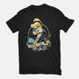 Curfew Sucks-womens fitted tee-momma_gorilla