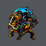 Classic Ninjas-none memory foam bath mat-Art_Of_One