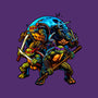 Classic Ninjas-none memory foam bath mat-Art_Of_One