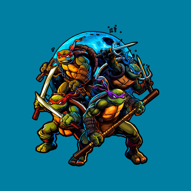 Classic Ninjas-none memory foam bath mat-Art_Of_One