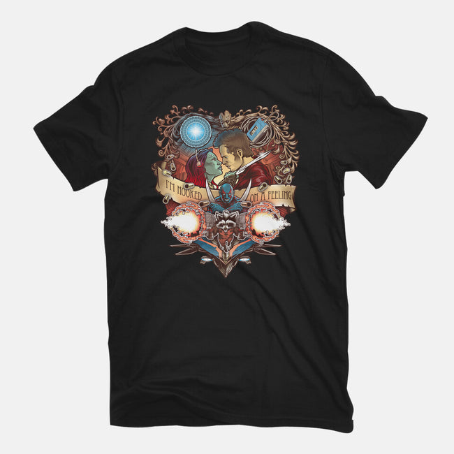 Hooked On A Feeling-mens premium tee-Art_Of_One