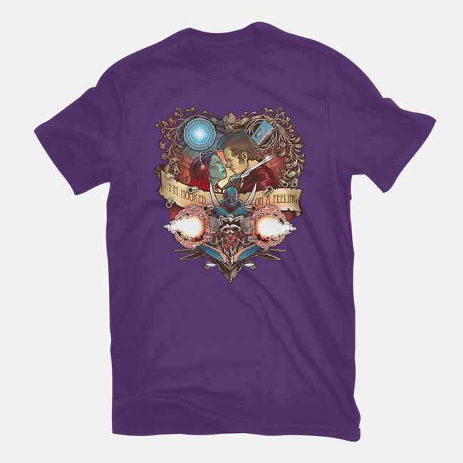 Hooked On A Feeling-youth basic tee-Art_Of_One