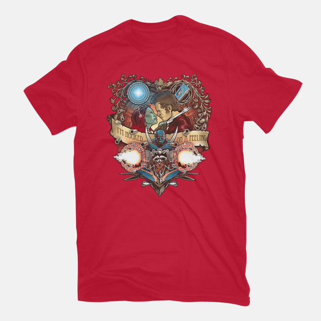 Hooked On A Feeling-mens premium tee-Art_Of_One