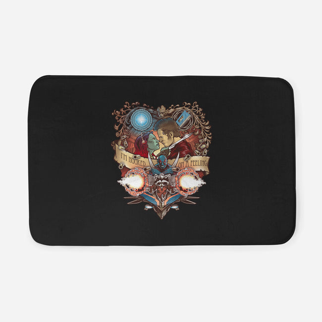 Hooked On A Feeling-none memory foam bath mat-Art_Of_One
