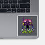 An Eva Sunset-none glossy sticker-dandingeroz