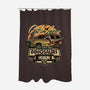 Running From Dinosaurs-none polyester shower curtain-momma_gorilla