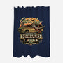 Running From Dinosaurs-none polyester shower curtain-momma_gorilla