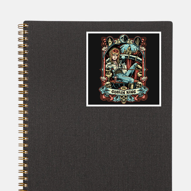 The Goblin King-none glossy sticker-momma_gorilla