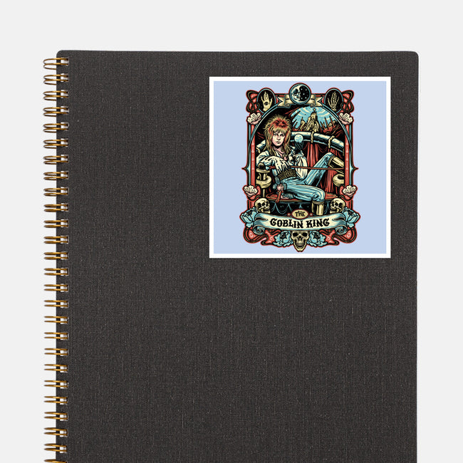 The Goblin King-none glossy sticker-momma_gorilla