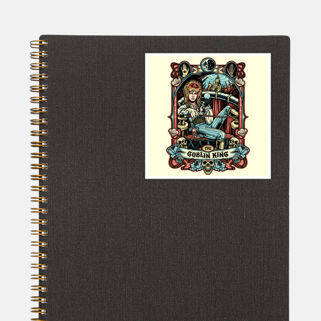 The Goblin King-none glossy sticker-momma_gorilla