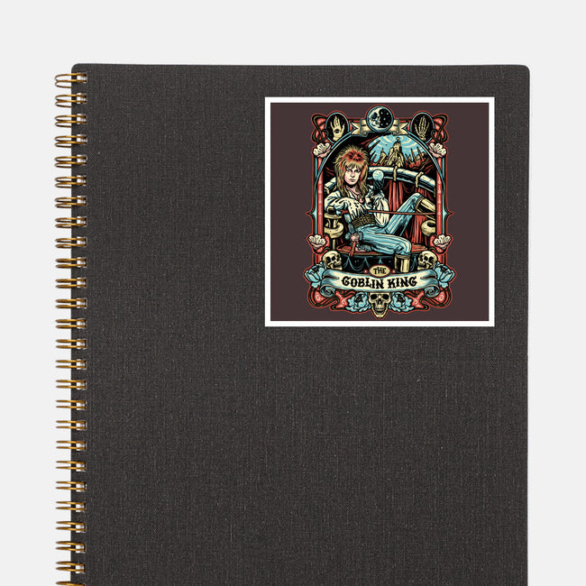 The Goblin King-none glossy sticker-momma_gorilla