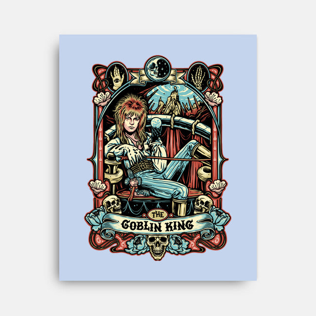 The Goblin King-none stretched canvas-momma_gorilla