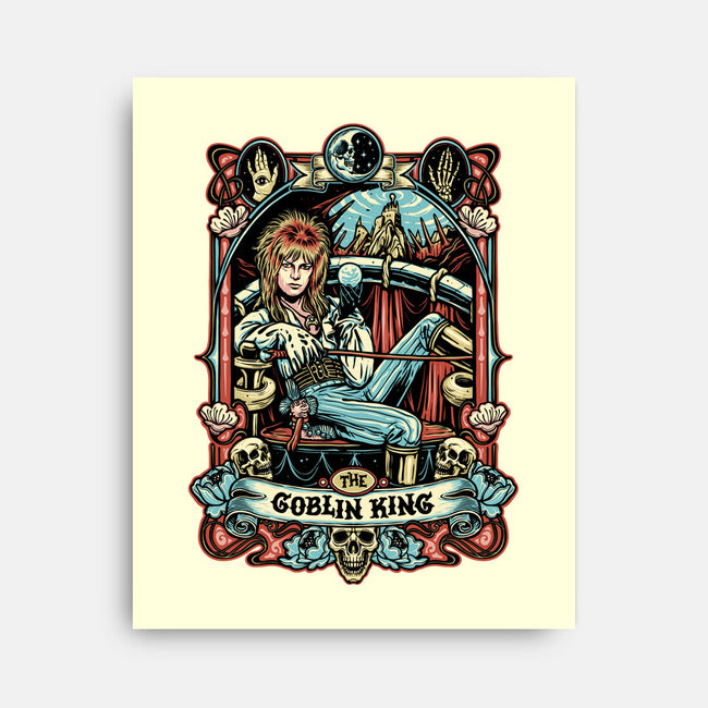The Goblin King-none stretched canvas-momma_gorilla