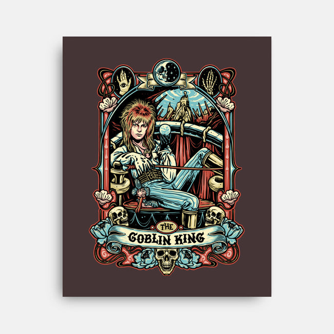 The Goblin King-none stretched canvas-momma_gorilla