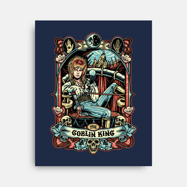 The Goblin King-none stretched canvas-momma_gorilla
