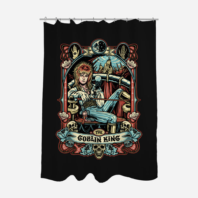 The Goblin King-none polyester shower curtain-momma_gorilla