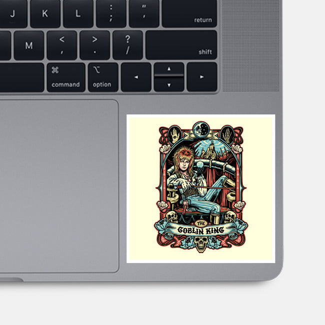 The Goblin King-none glossy sticker-momma_gorilla