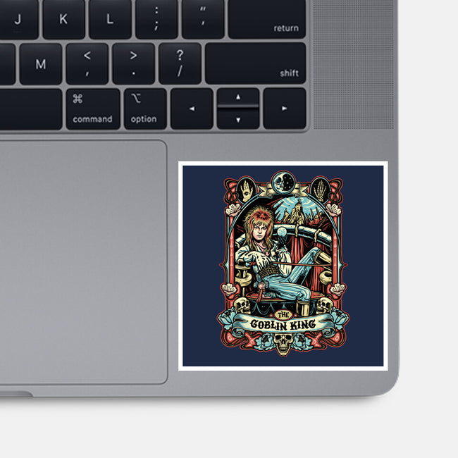 The Goblin King-none glossy sticker-momma_gorilla