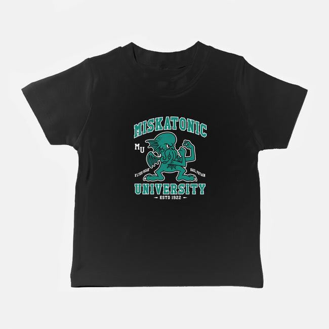Fighting Cthulhus-baby basic tee-Nemons