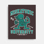 Fighting Cthulhus-none stretched canvas-Nemons