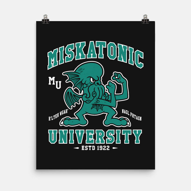 Fighting Cthulhus-none matte poster-Nemons