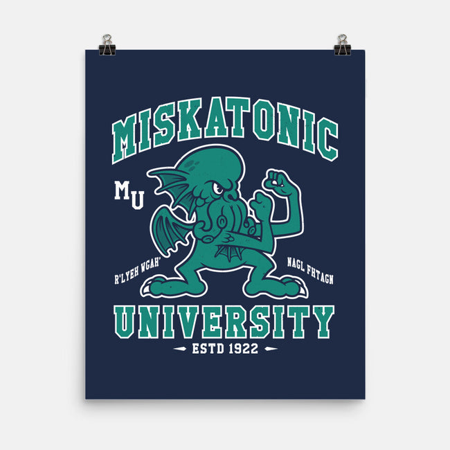 Fighting Cthulhus-none matte poster-Nemons