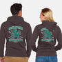 Fighting Cthulhus-unisex zip-up sweatshirt-Nemons