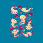 Axolotl Wonders-none removable cover throw pillow-Snouleaf