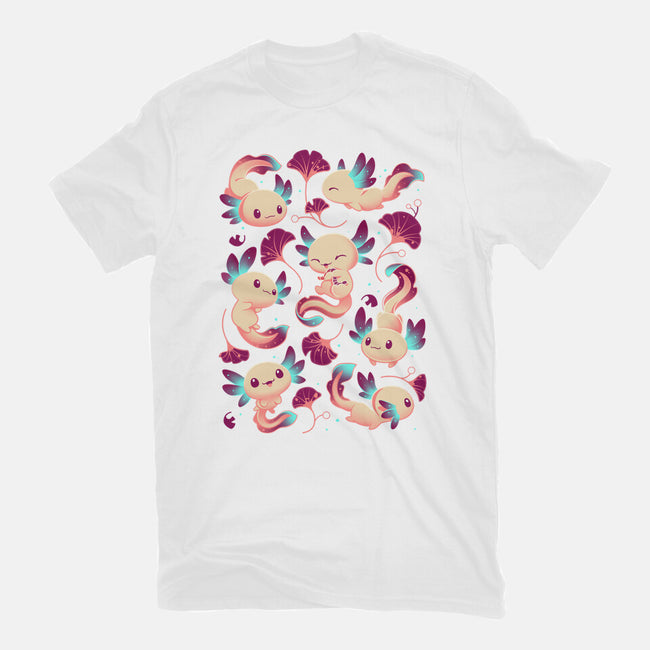 Axolotl Wonders-mens premium tee-Snouleaf