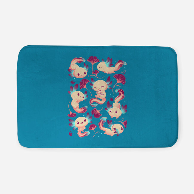 Axolotl Wonders-none memory foam bath mat-Snouleaf