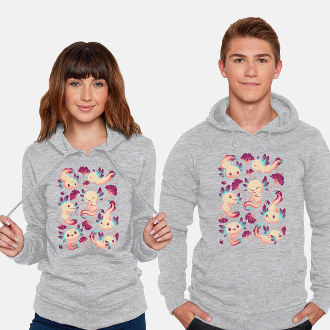 Axolotl Wonders-unisex pullover sweatshirt-Snouleaf