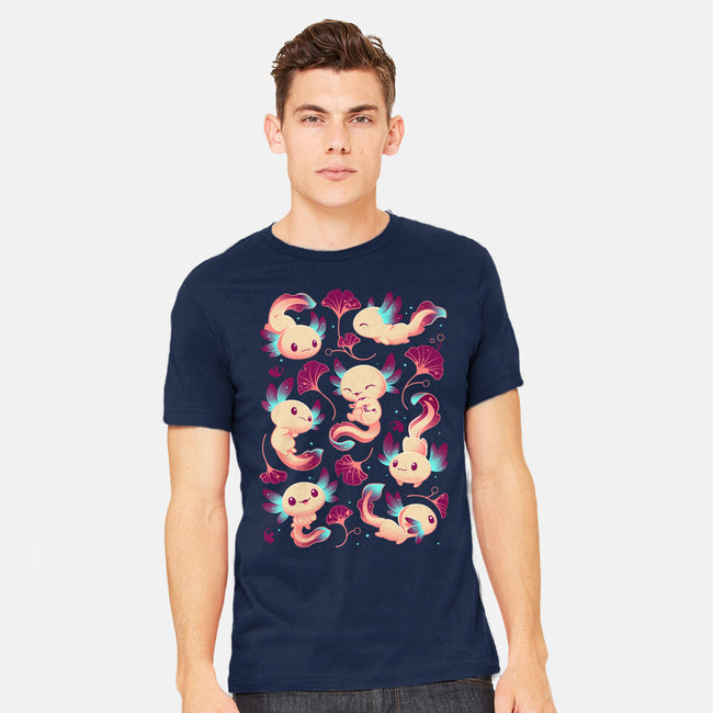 Axolotl Wonders-mens heavyweight tee-Snouleaf