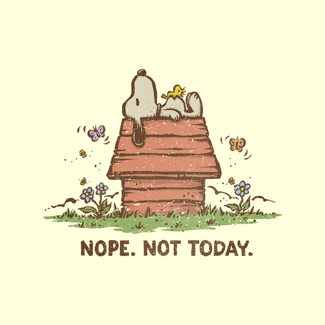 Nope Not Today-none polyester shower curtain-kg07