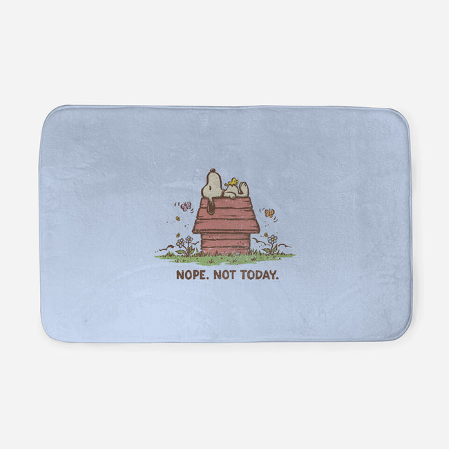 Nope Not Today-none memory foam bath mat-kg07