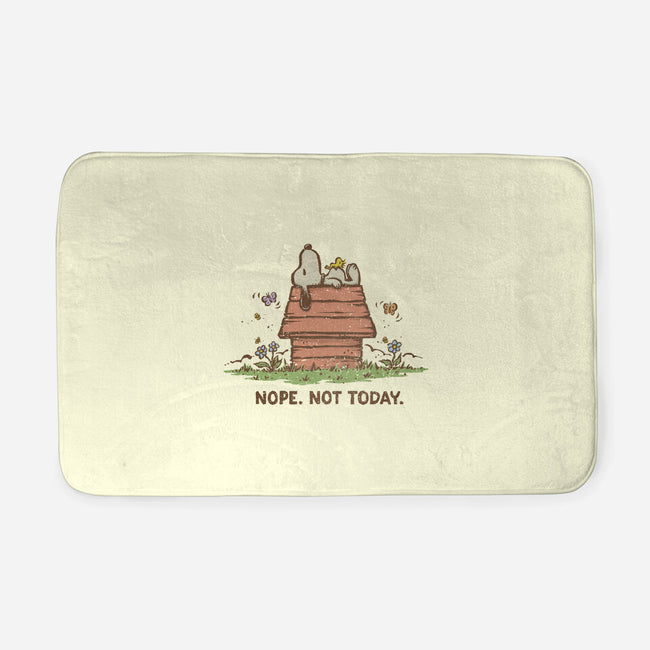 Nope Not Today-none memory foam bath mat-kg07