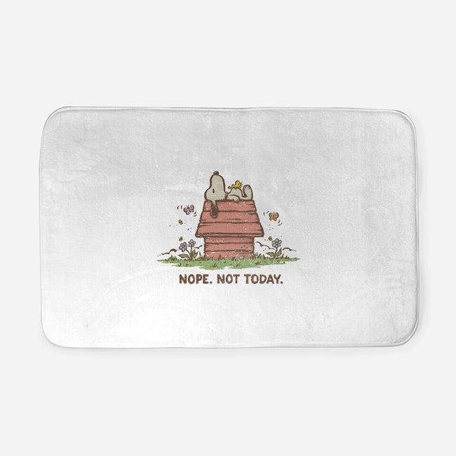 Nope Not Today-none memory foam bath mat-kg07