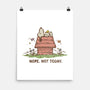 Nope Not Today-none matte poster-kg07
