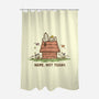 Nope Not Today-none polyester shower curtain-kg07