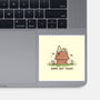 Nope Not Today-none glossy sticker-kg07